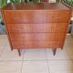 Vintage commode with tapered legs