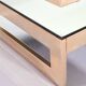 Belgo-Chrom Architectural G-Table 23-Carat Goldplated with Glass Tops 1970s