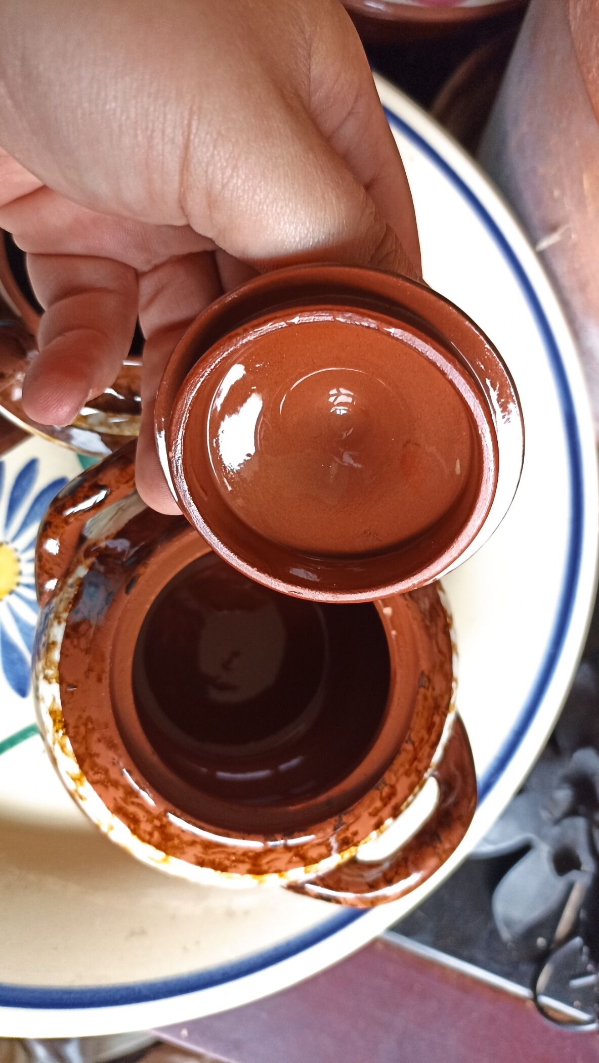 Mary coffee service by Digoin Sarreguemines - 6 people