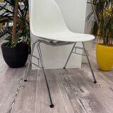 Véritable Charles Eames Vitra DSS 729 en coton blanc