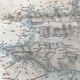 Old nautical charts on the breton coast