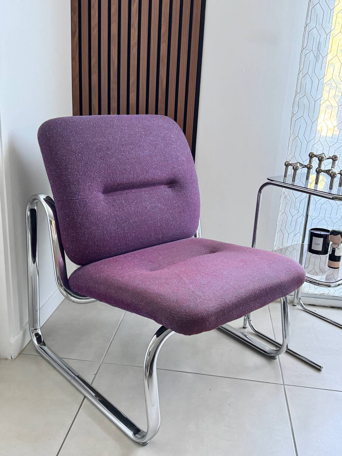 Old vintage Strafor fireside chair