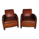Pair of art deco armchairs