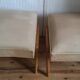Pair of large vintage 1950s ottoman footstools.