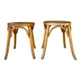 Pair of Vintage Baumann Stools, Model 92, Circa 50s/60s