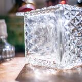 Antique whisky decanter signed r