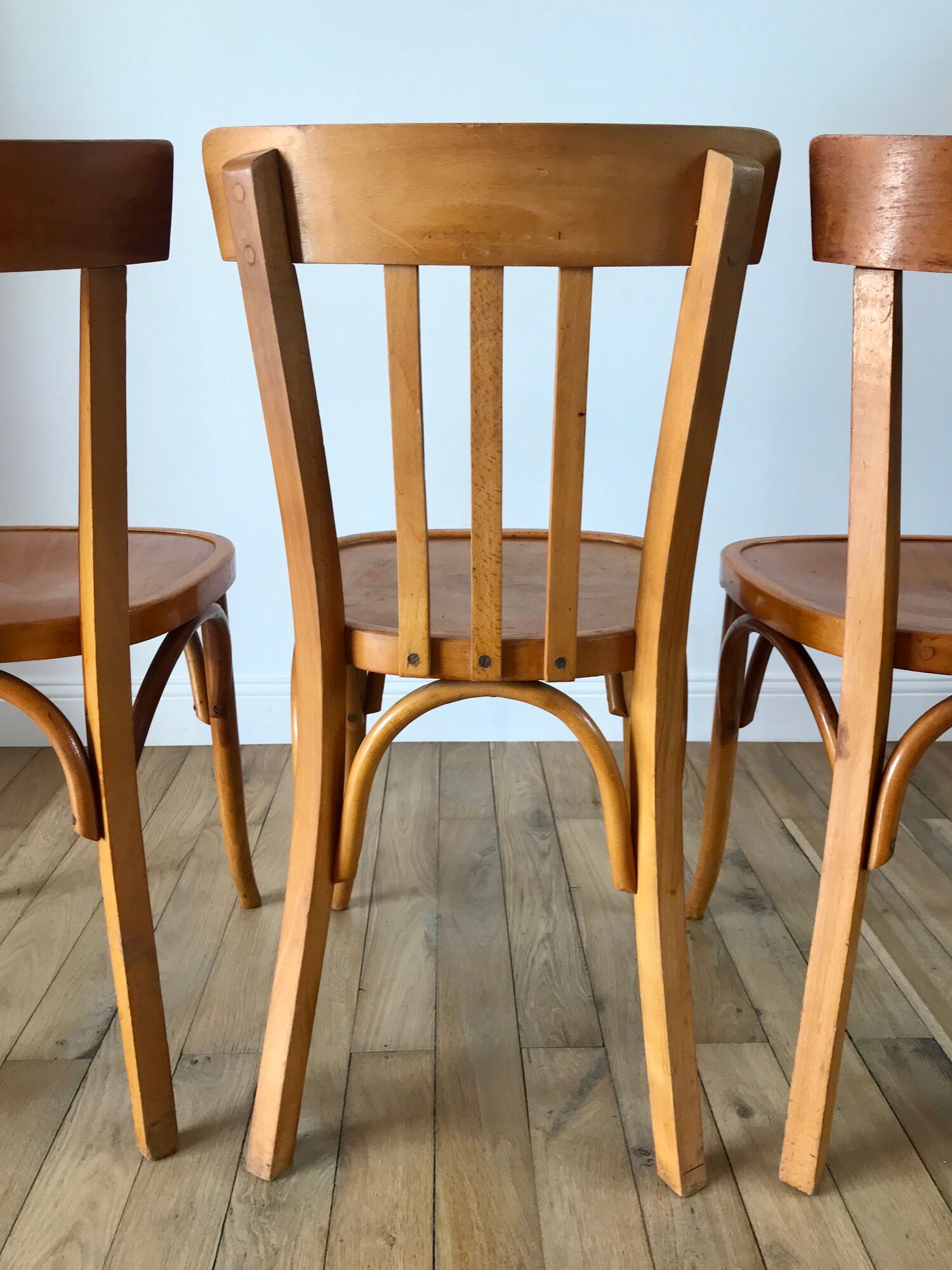 Set of 3 Luterma bistro chairs 50s