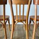 Set of 3 Luterma bistro chairs 50s