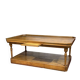 19th-century work table in English pine.