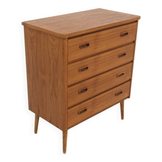 Scandinavian teak chest of drawers, Sweden, 1960