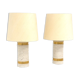 Set de 2 lampes de table en céramique "Bitossi, Bergboms, Italie, 1970