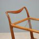 Vintage kitchen sideboard in beech and glass, design, Italy, 1950s