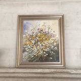 Tableau bouquet de fleurs champêtre