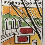 Fernand leger, maeght foundation, 1986. original exhibition poster