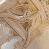 Large Neo-Gothic Console wall light patinated