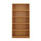 Danish ash shelving unit, adjustable shelves, 1970s