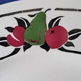 6 flat plates Boch Frères La Louvière. Melba