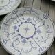 Ensemble de 9 assiettes plates Copenhague de Royal Boch