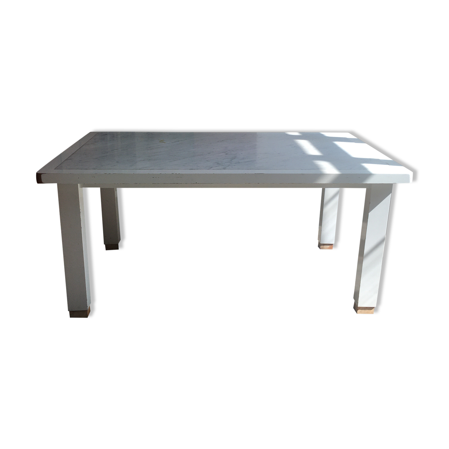 White marble dining table india mahdavi