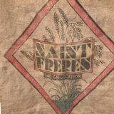 Old vintage burlap bag