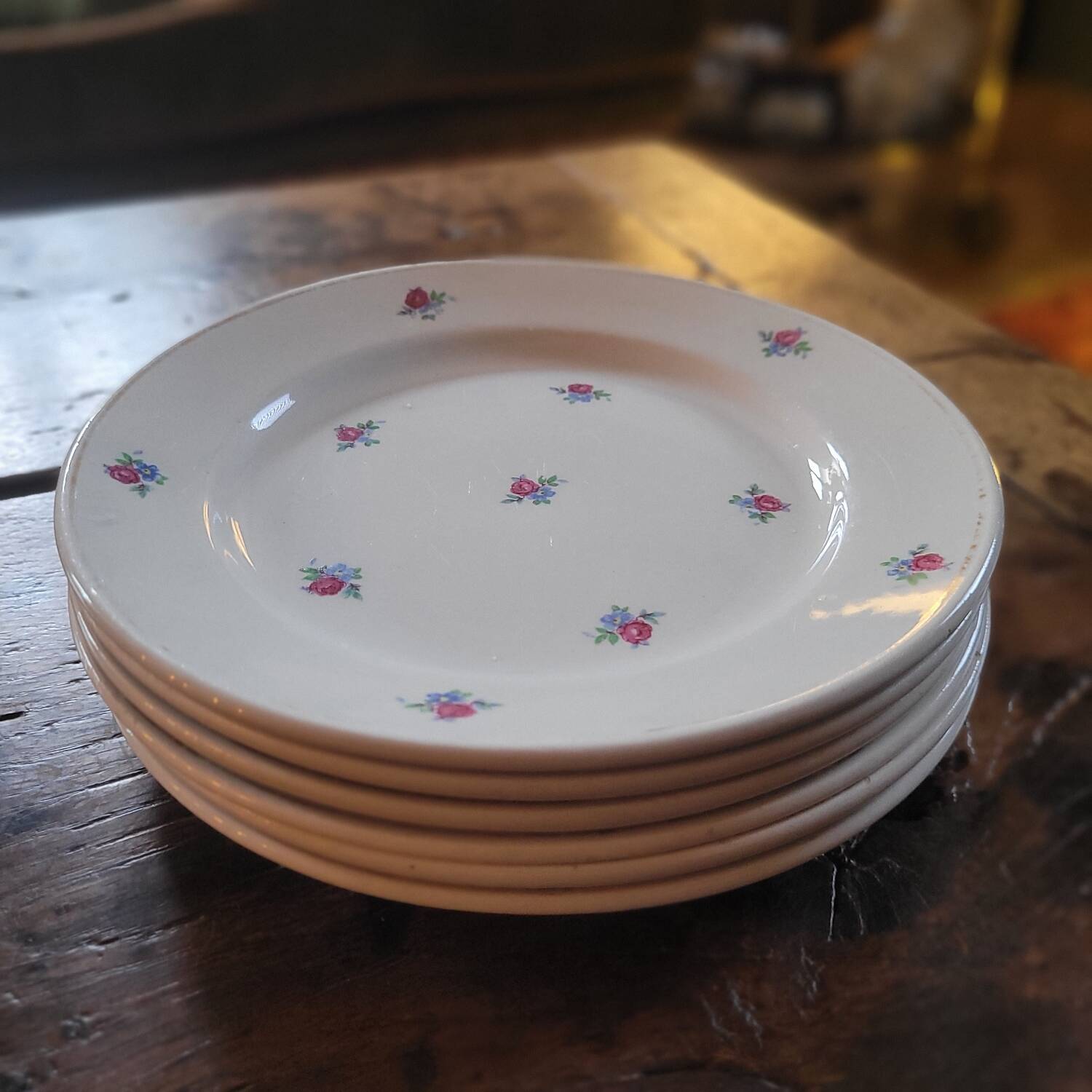 Lunéville KG – assiettes dessert – années 1940