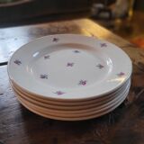 Lunéville KG – assiettes dessert – années 1940