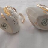 Paire de 2 salerons anciens porcelaine de Limoges