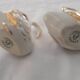 Pair of 2 old Limoges porcelain salt cellars