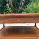 Extendable solid wood coffee table