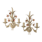 Shabby chic wall lights