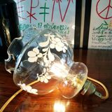 Suspension vintage globe lamp