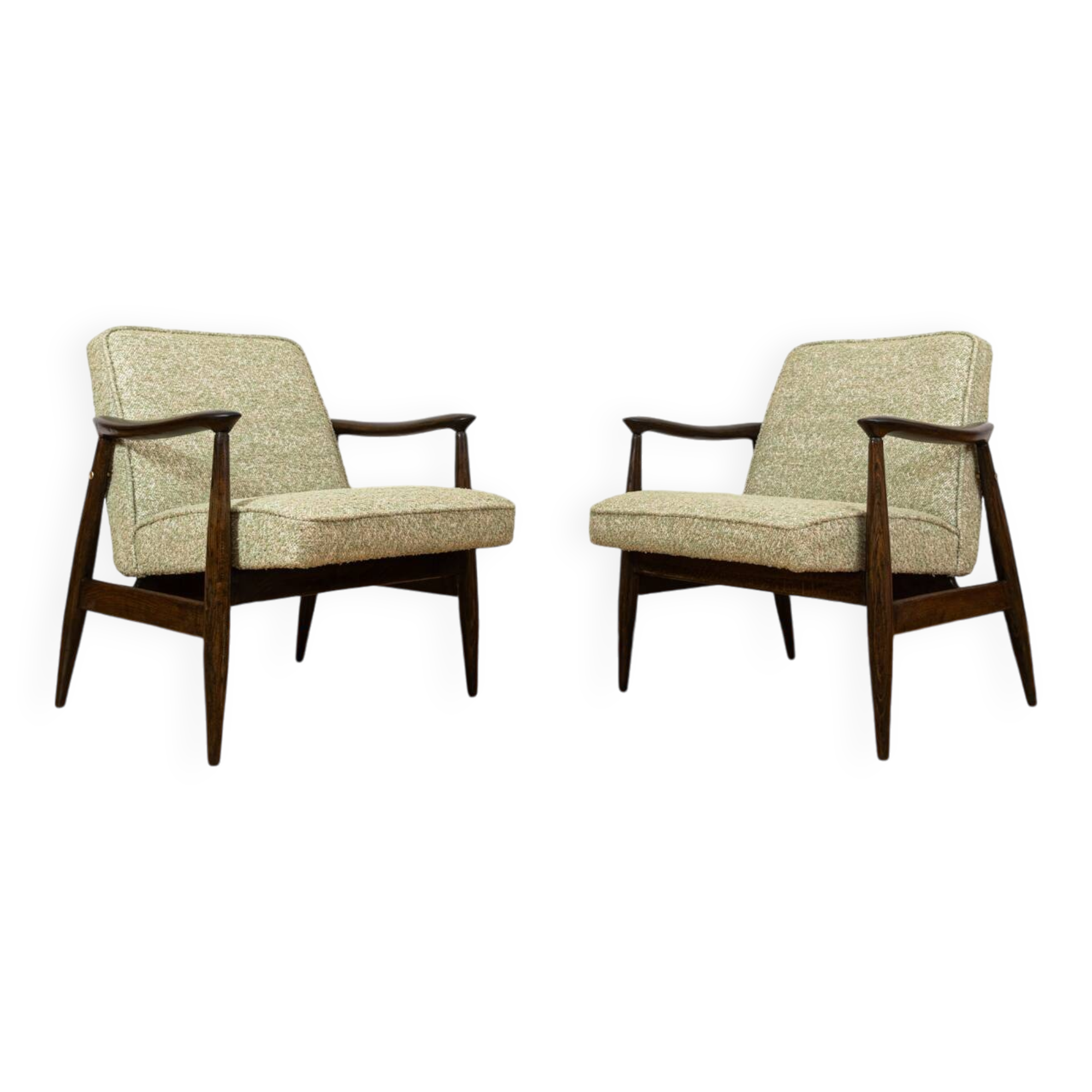 Paire de fauteuils GFM87 par Juliusz Kędziorek, Pologne, 1960