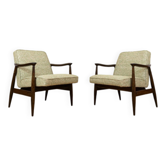 Paire de fauteuils GFM87 par Juliusz Kędziorek, Pologne, 1960