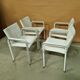 Set of 4 leather dining chairs by Jacques Toussaint and Patrizia Angeloni for Matteo Grassi. Italy 1