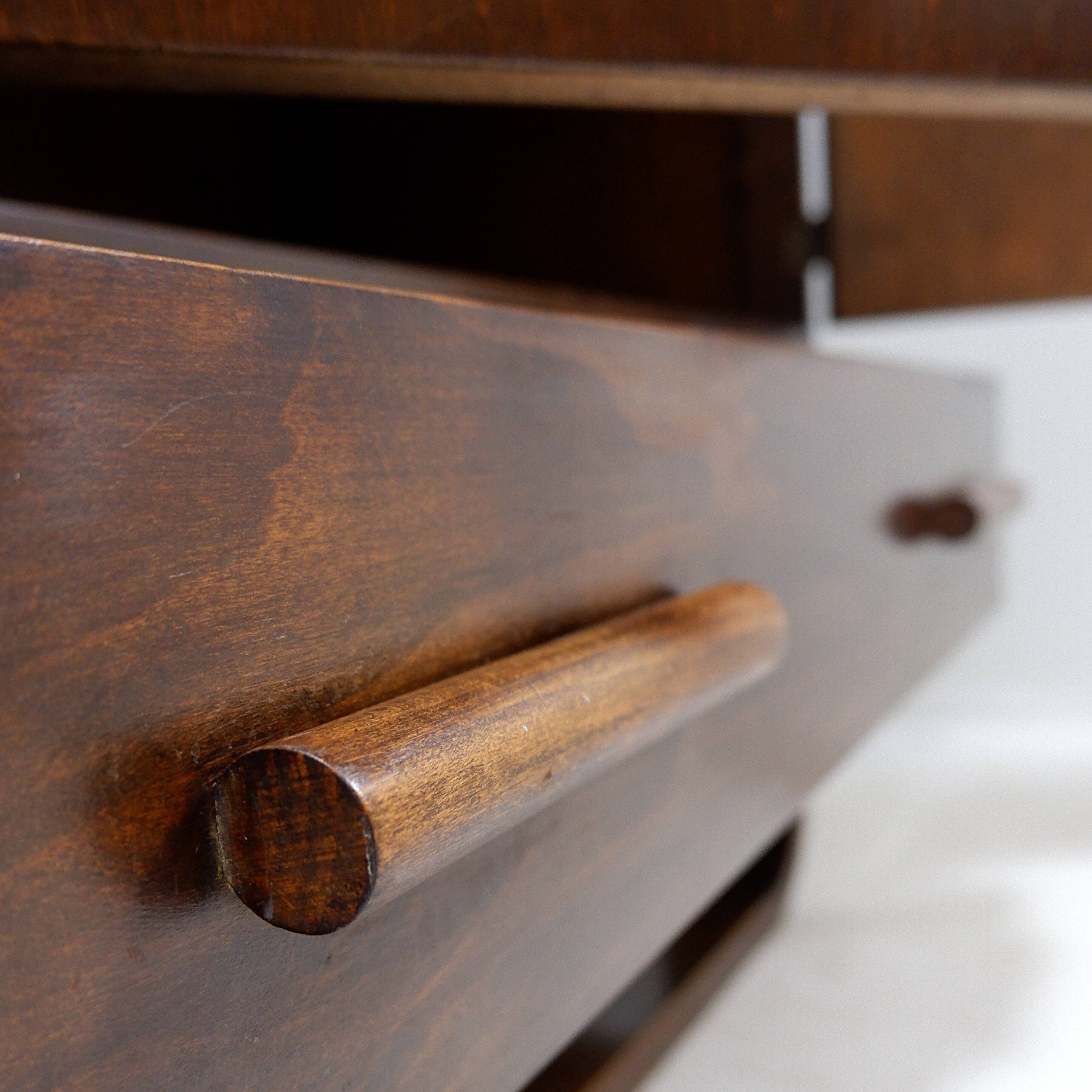 Art Deco oak sideboard from the 1930s