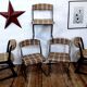 5 vintage chairs