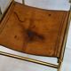 Set of 4 Brass and Leather Chairs by Luciano Frigerio, Italy, 1970s