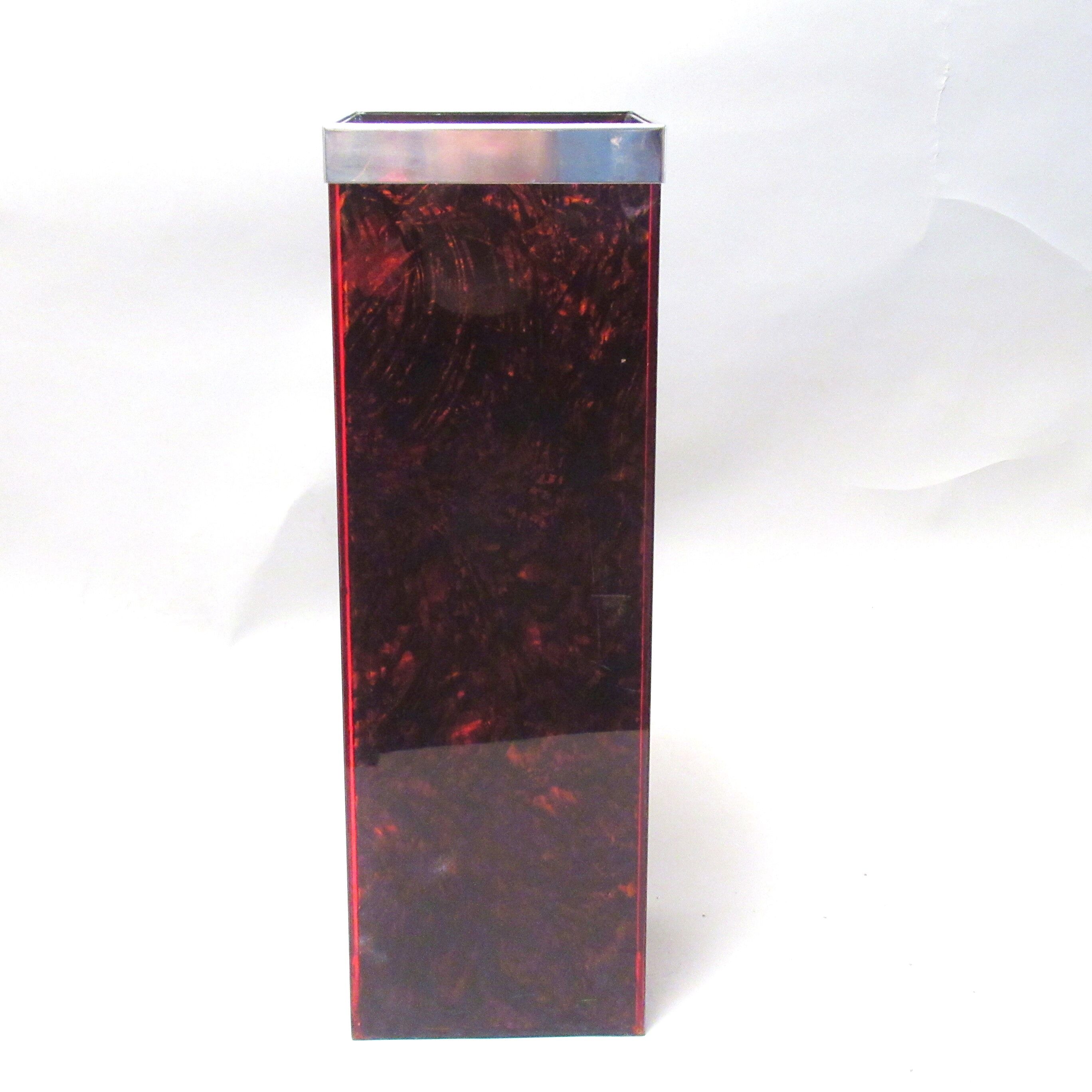 Plexiglas umbrella holder with scale pattern 1970