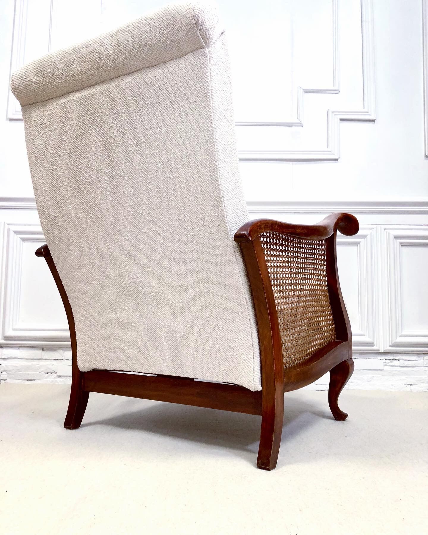 Vintage shepherdess armchair