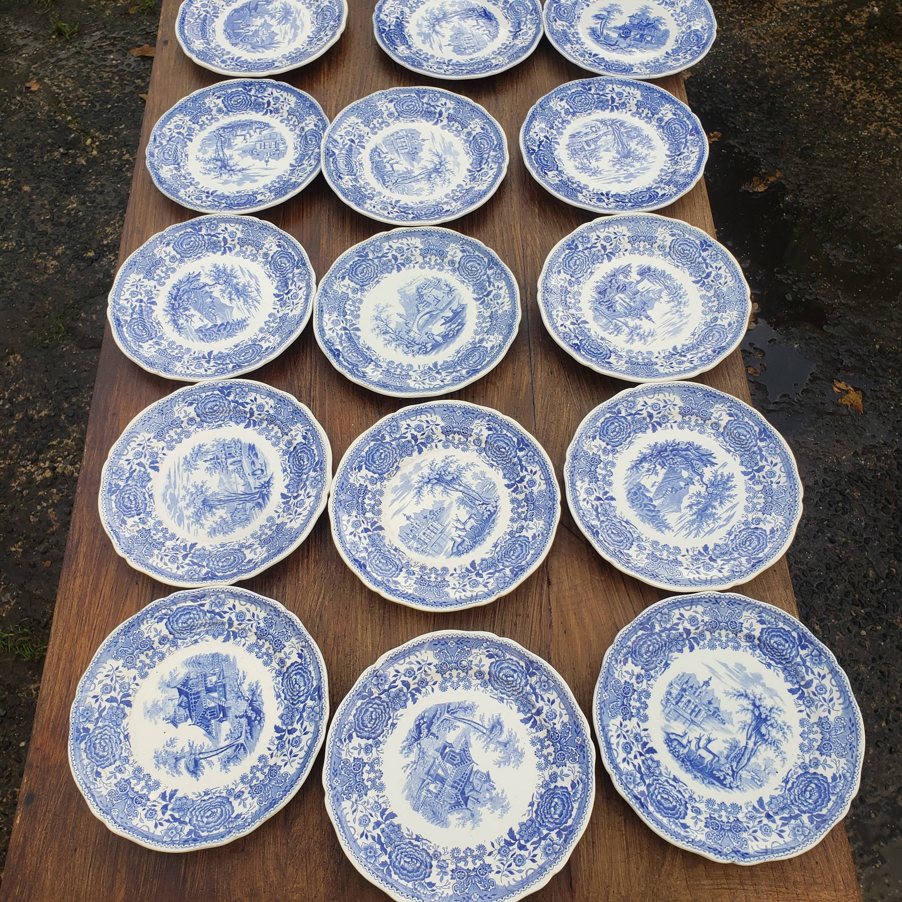 24 assiettes a dessert villeroy et boch
