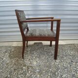 Old leopard fabrics armchair