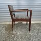 Old leopard fabrics armchair