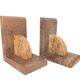 Antique Marble Bookends / Pair