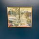 Original Oil on Canvas – “Path Between” – Signed – Vintage & Framed – 57 × 49 Cm (22.4" × 19.3")