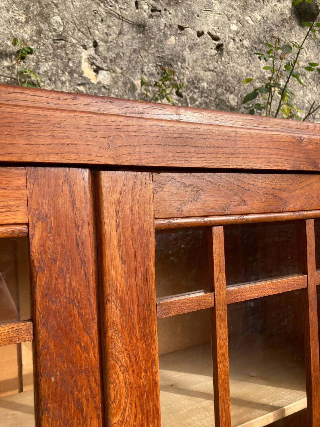 Vintage glass cabinet