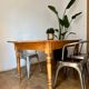Oval farmhouse table