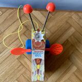 Fisher-Price wooden pull toy - Queen Buzzy Bee -1960