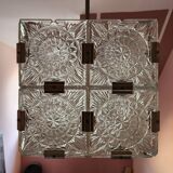 Lustre en verre des années c. 1970