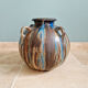 Large flamed stoneware vase, Roger Guérin