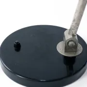Vintage black desk lamp in Bauhaus style